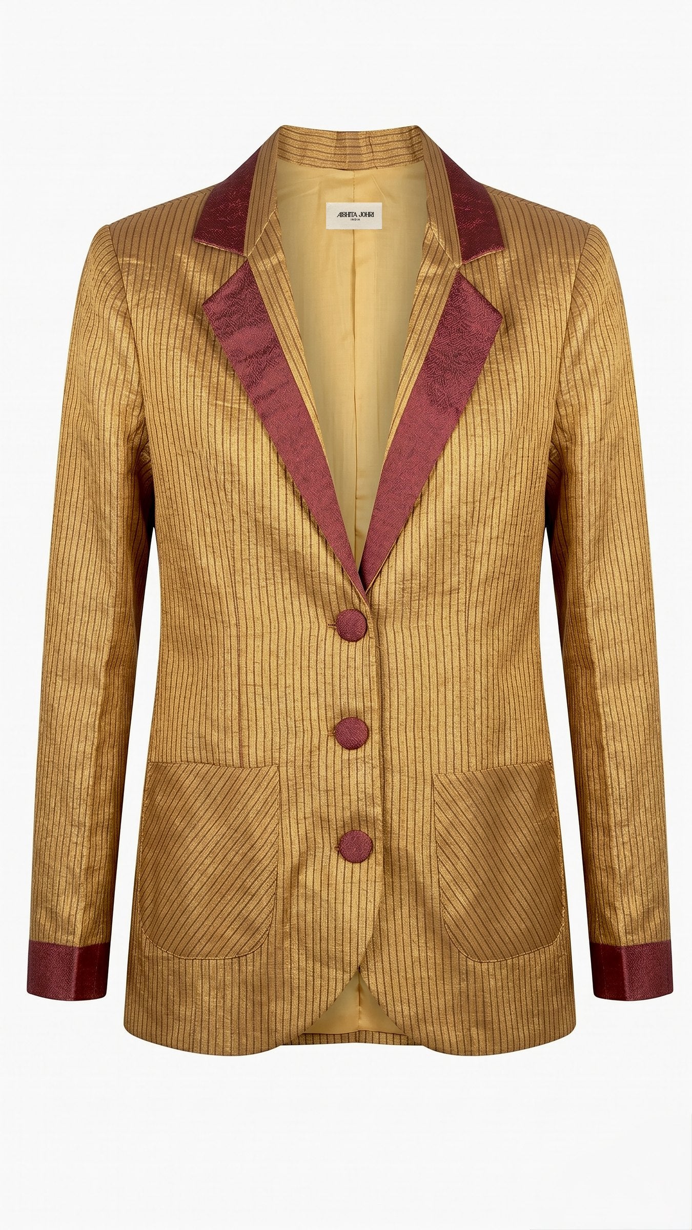 Gold Power Suit Coat front product image