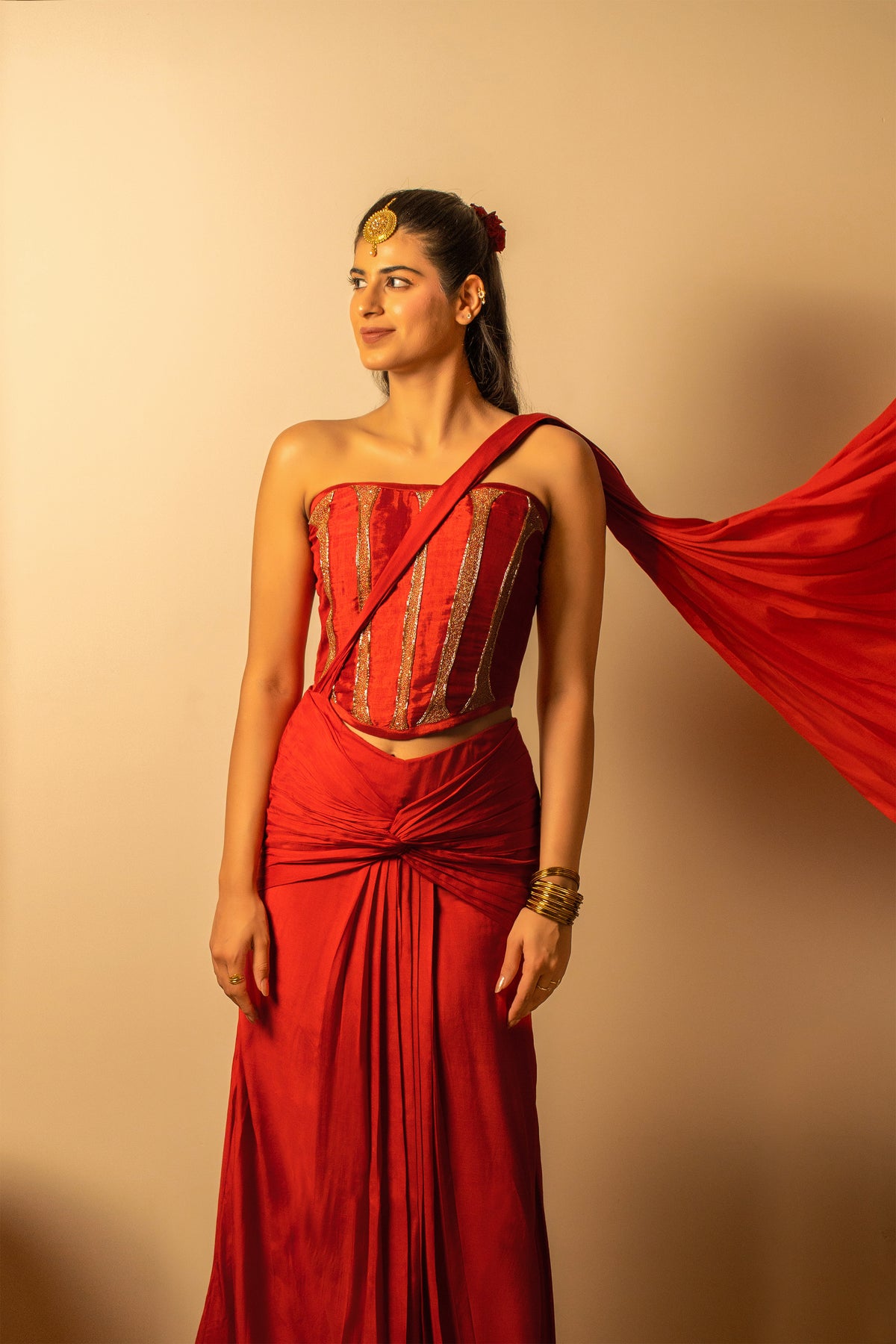 Prism Chanderi corset collection portrait