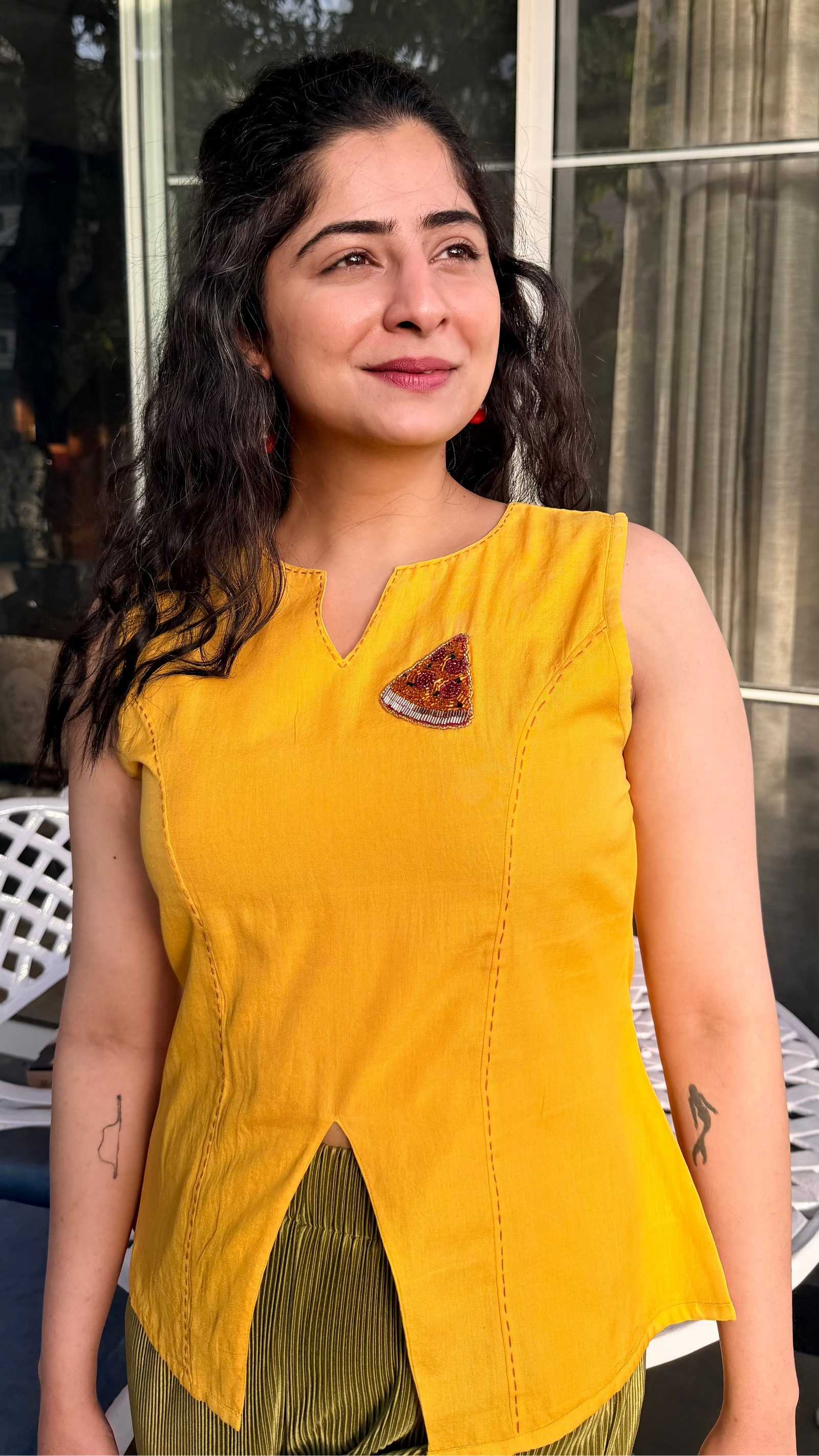 Straight Sleeveless Top