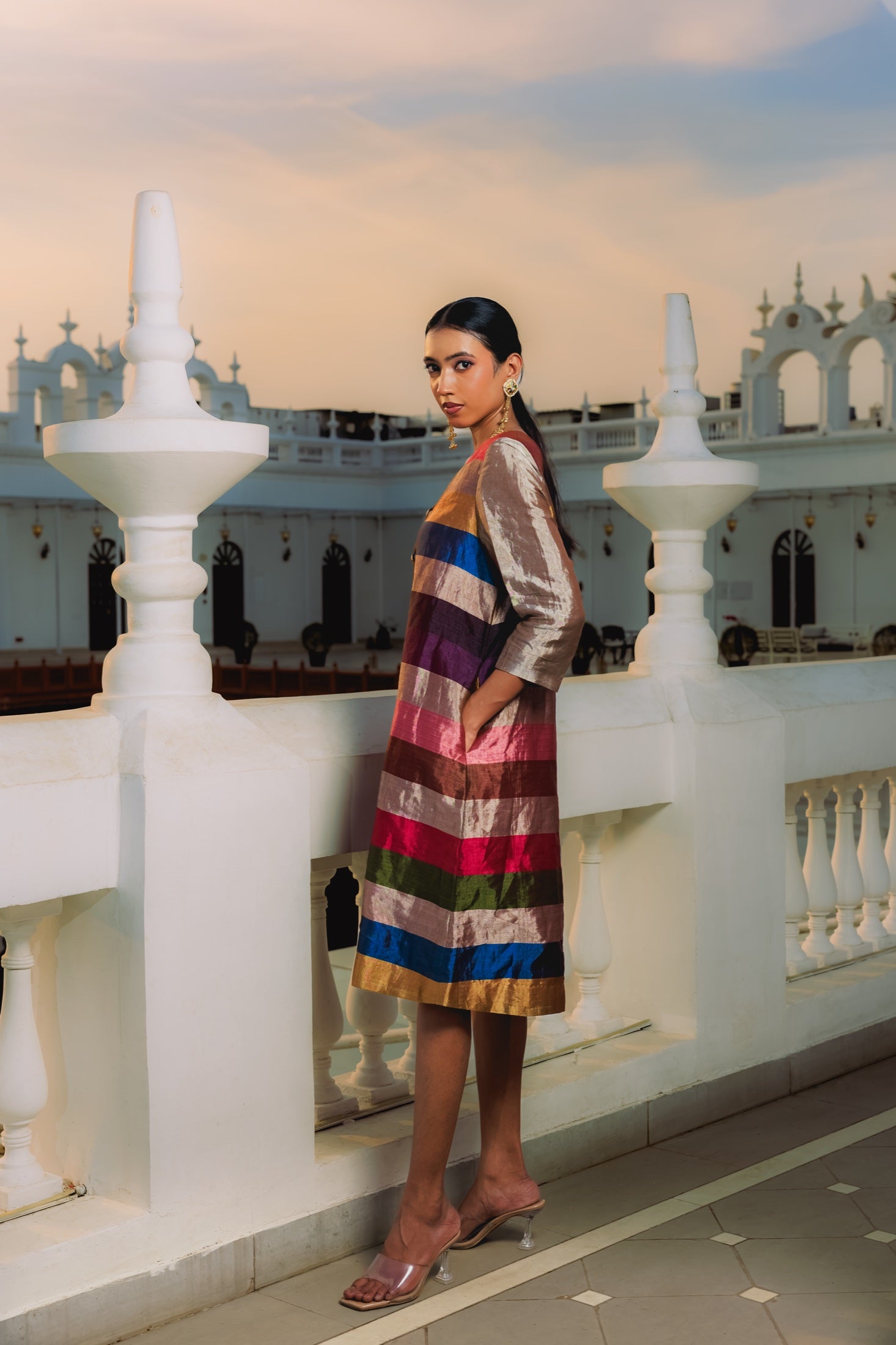 Prism A-Line Dress campaign portrait