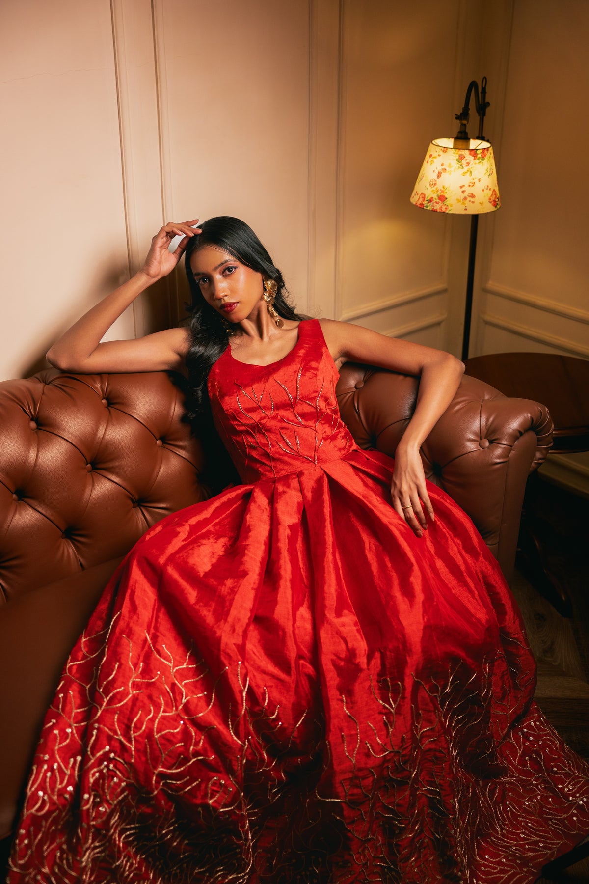 Gudhal Ka Phool Ballgown