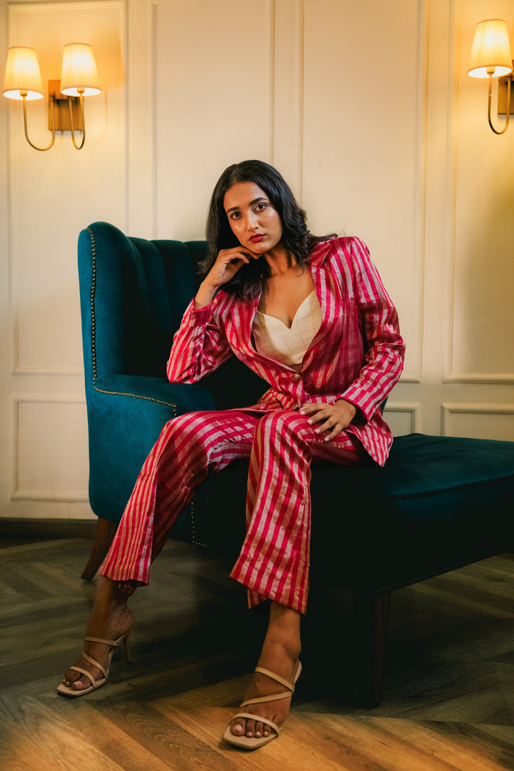 Rani Pink Power Suit Coat