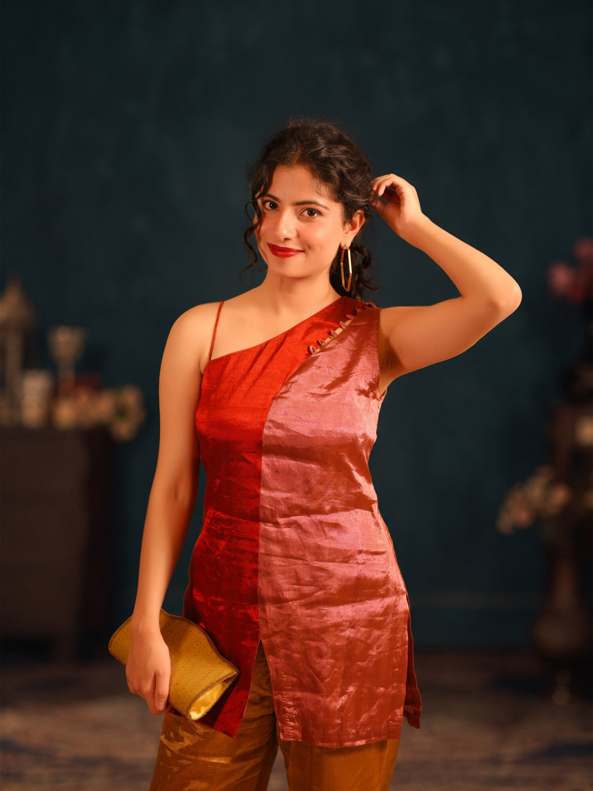 BonBon Asymmetrical Kurta Set