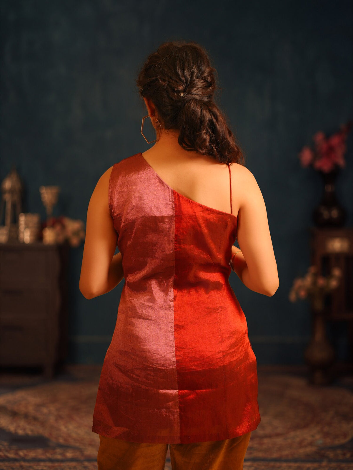 BonBon Asymmetrical Kurta Set — Dhoop Chaaun, view 2