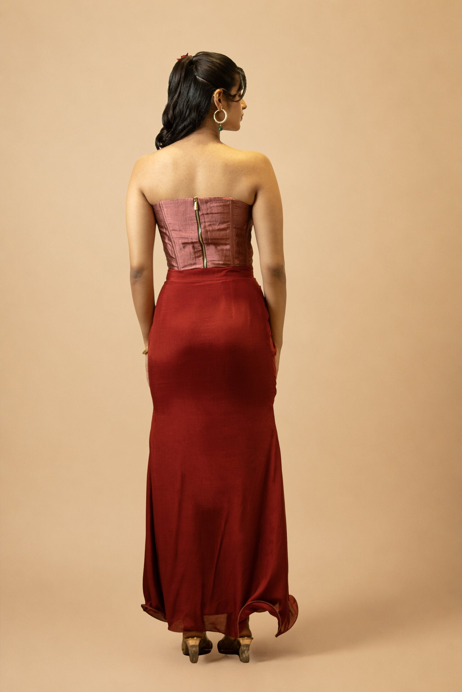 Bonbon Chanderi Corset Top | View 04