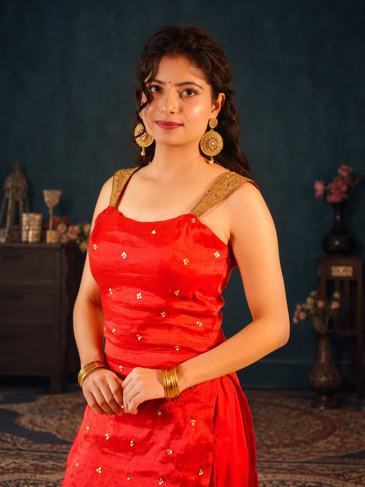 Cherie Asymmetrical Kurta Set — Dhoop Chaaun, view 2