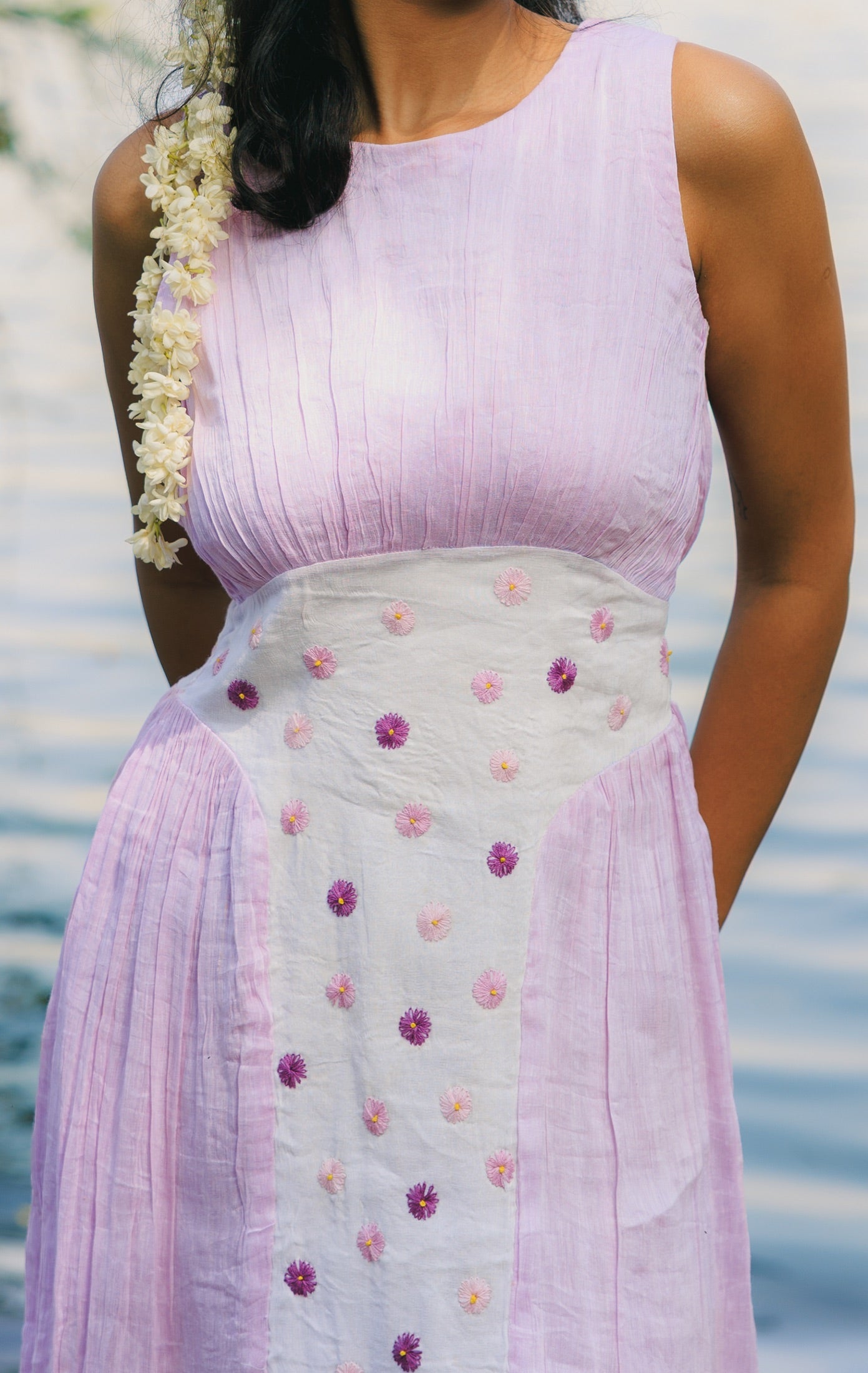 Lavender Haze Midi Dress view 5