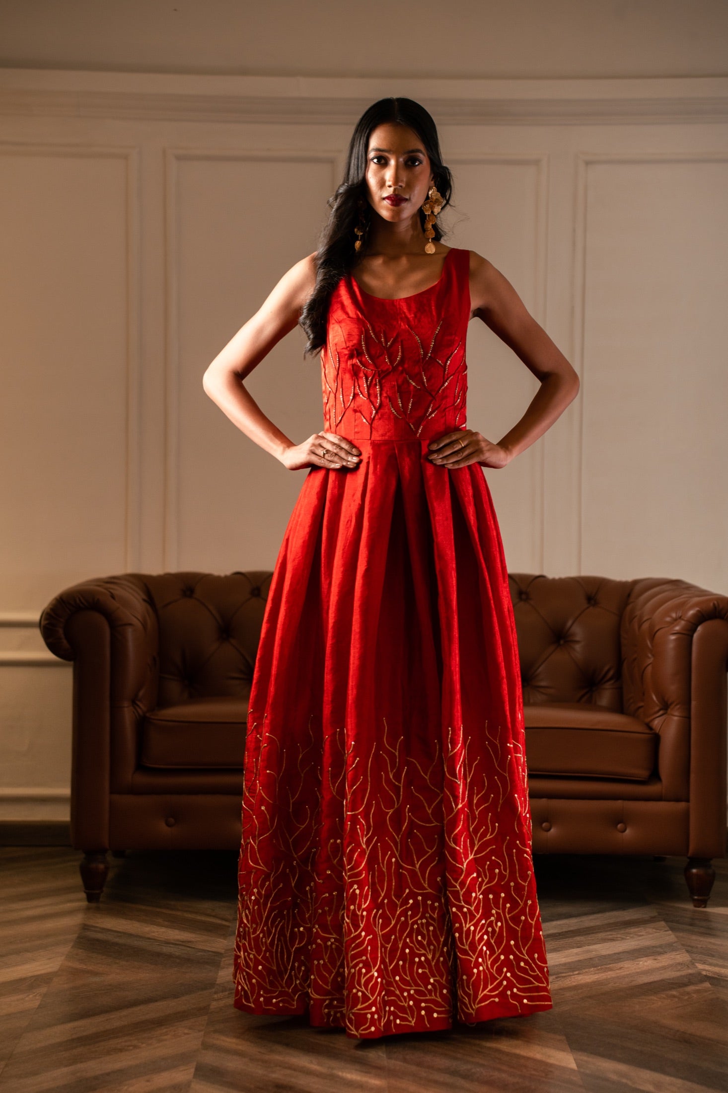 Gudhal Ka Phool Ballgown view 2