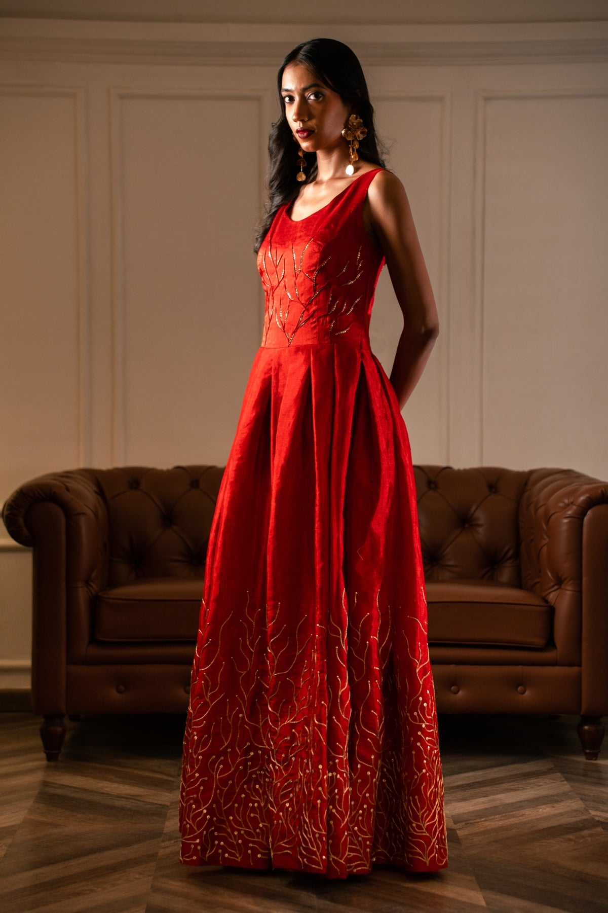 Gudhal Ka Phool Ballgown