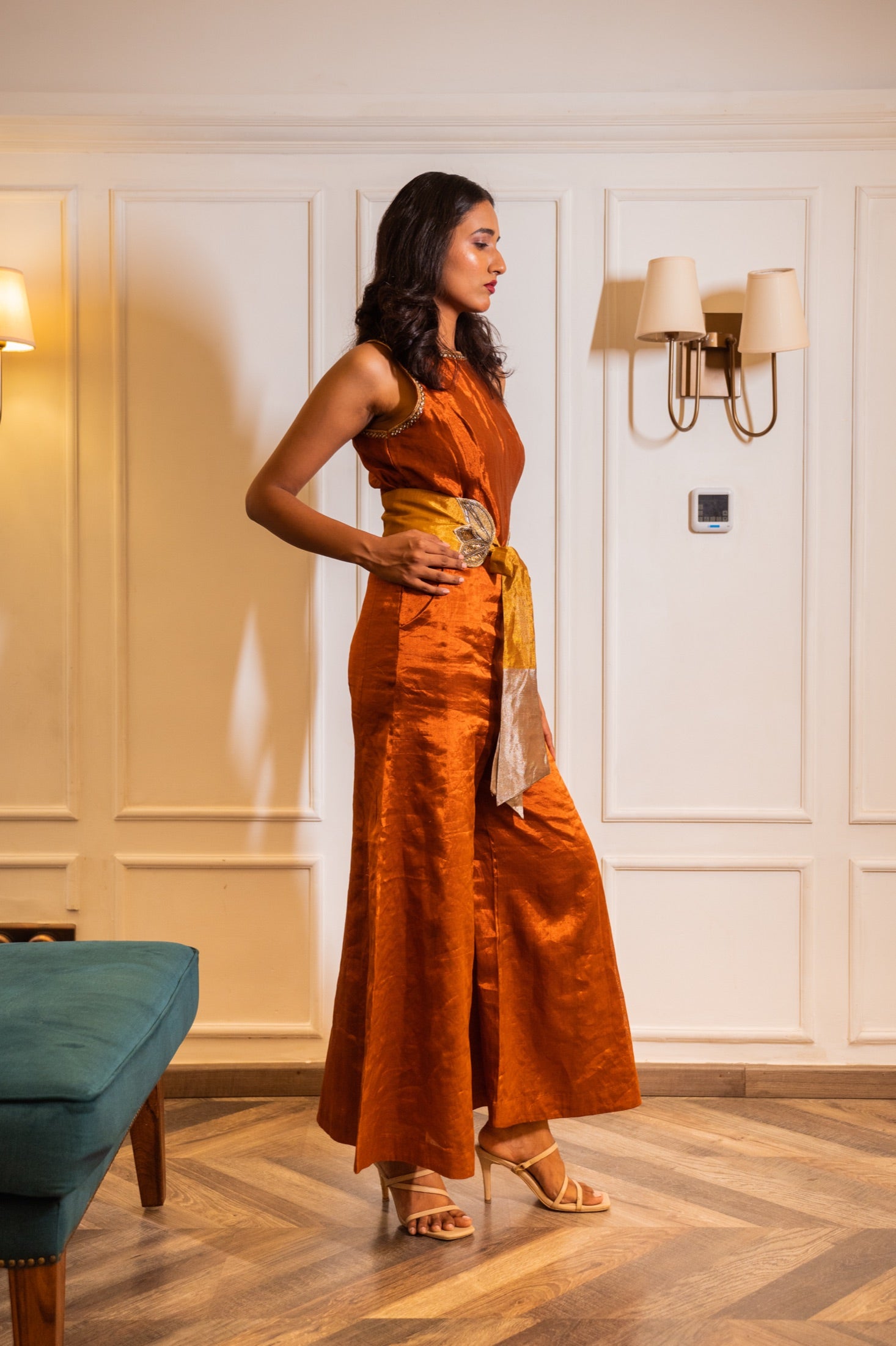 Terra Silk Jumpsuit view 3