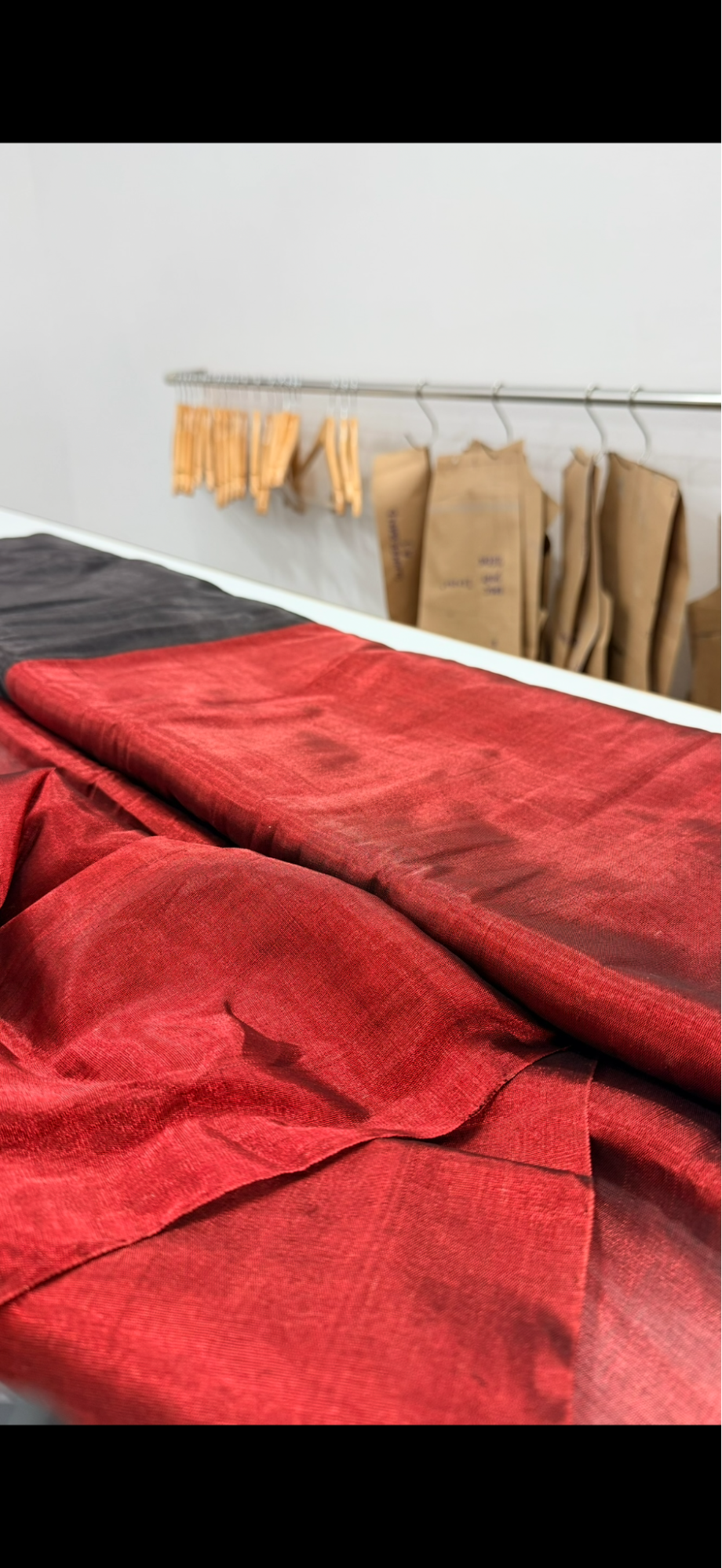 Chanderi textile portrait