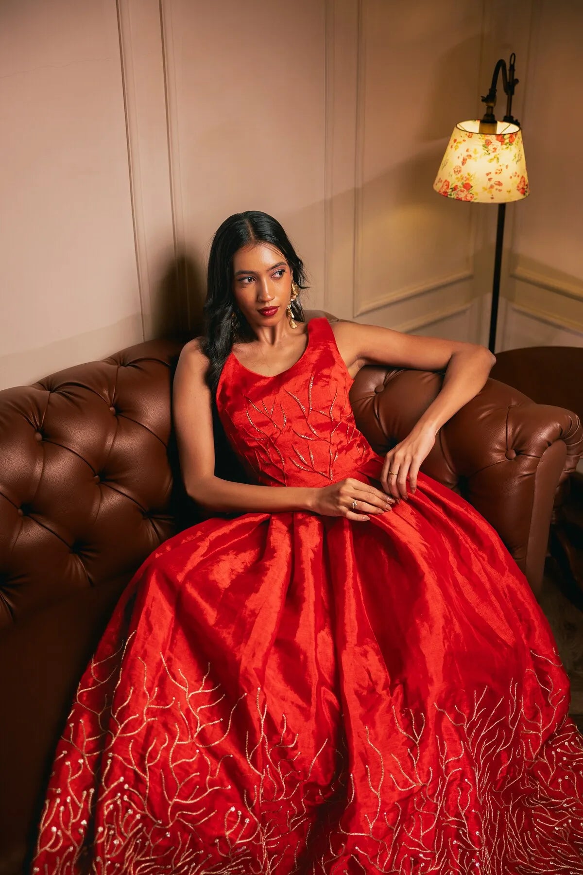 Gudhal Ka Phool Ballgown