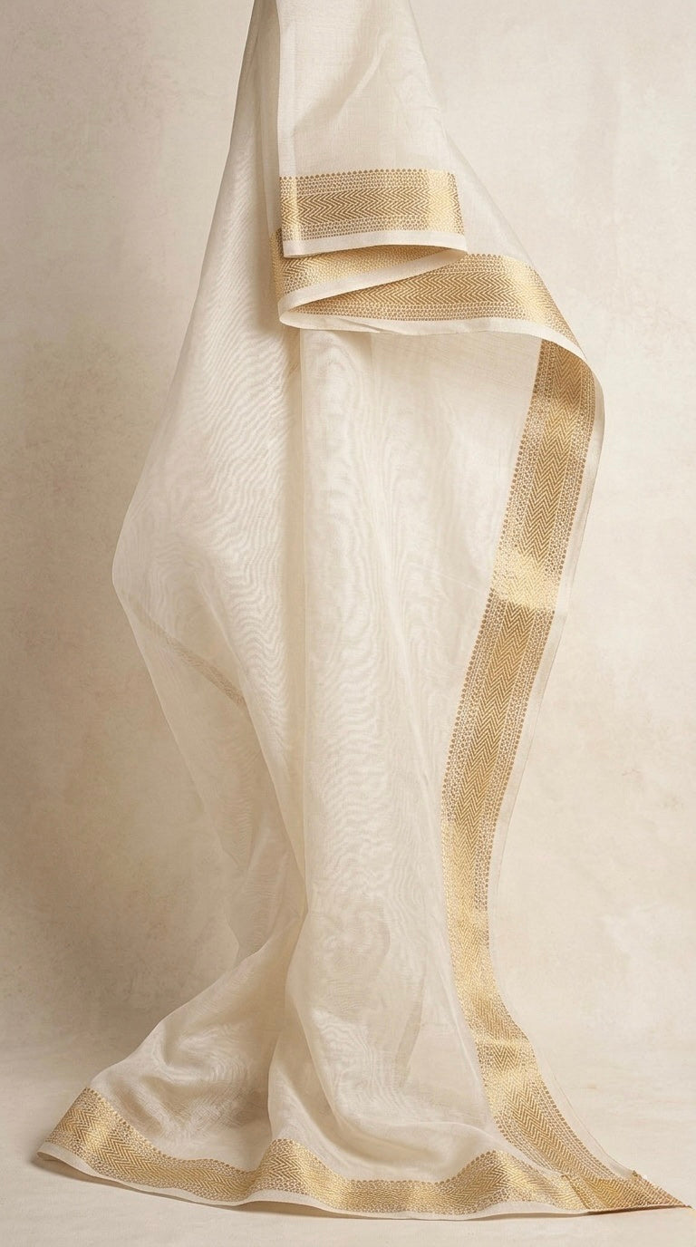 Maheshwari textile portrait